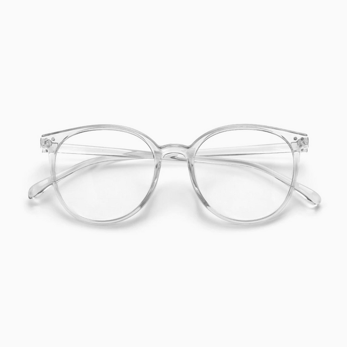 White Transparent Eyeglasses